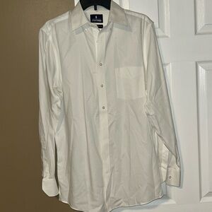 Stafford White Dress Shirt